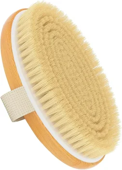 Natural Bristle Dry Body Brush 1