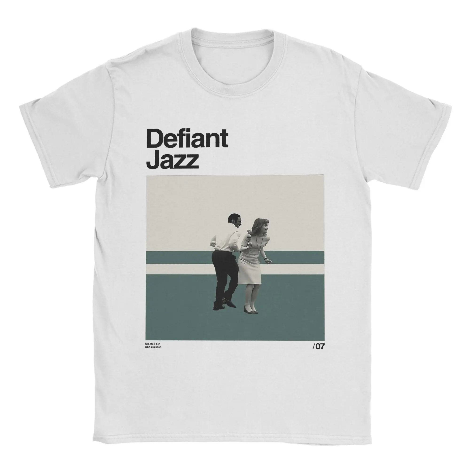 Defiant Jazz Severance Men T Shirt  Funny Tee Shirt Short Sleeve Round Neck T-Shirts 100% Cotton 4XL 5XL Clothing