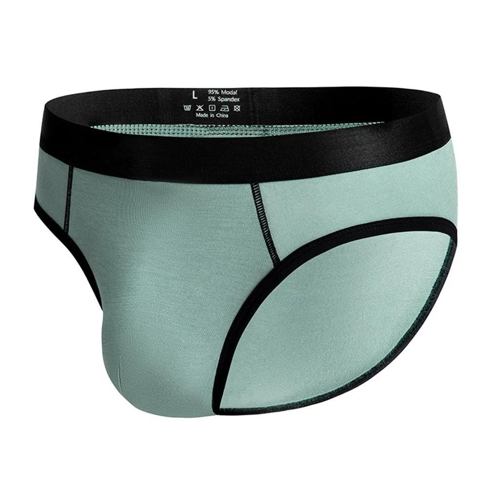 

Мужское сексуальное нижнее белье из модала, дышащие мягкие трусы с низкой посадкой, мужские треугольные трусики, нижнее белье, мужские трусы с выпуклым мешочком для геев