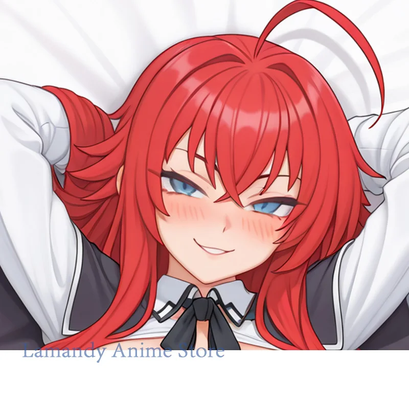 

Наволочка для подушки-дакимакуры с двусторонним принтом Аниме Риас Гремори из High School DxD, в натуральную величину