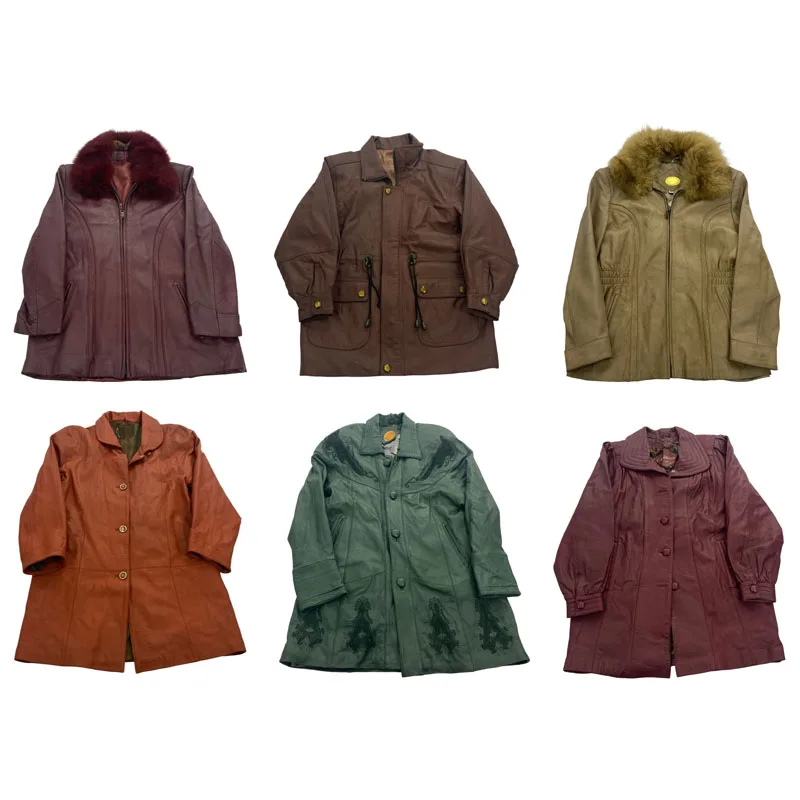 

Vintage Leather Jaet Men's Casual Outdoor Long Sve Zipper Closure Multi-ket Loose Fit Mid-Length Warmth for Winter