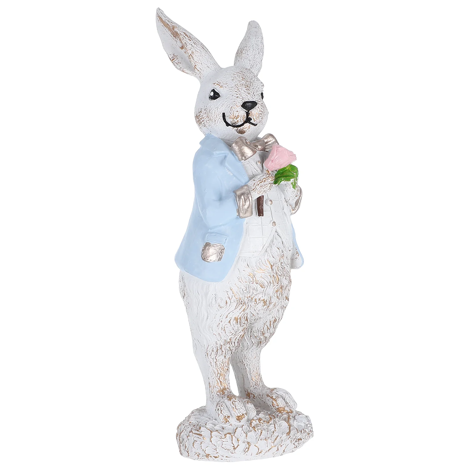 

Easter Bunny Ornaments Spring Decorations for Home Rabbit Indoor Statues Yard and Garden Decorative Gifts Desktop