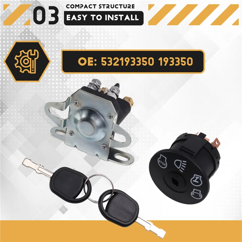 

Lasting Ignition Switch Lawn Mower Tractor Ignition Switch Ignition Switch Lock Core For Honda MTD 532193350