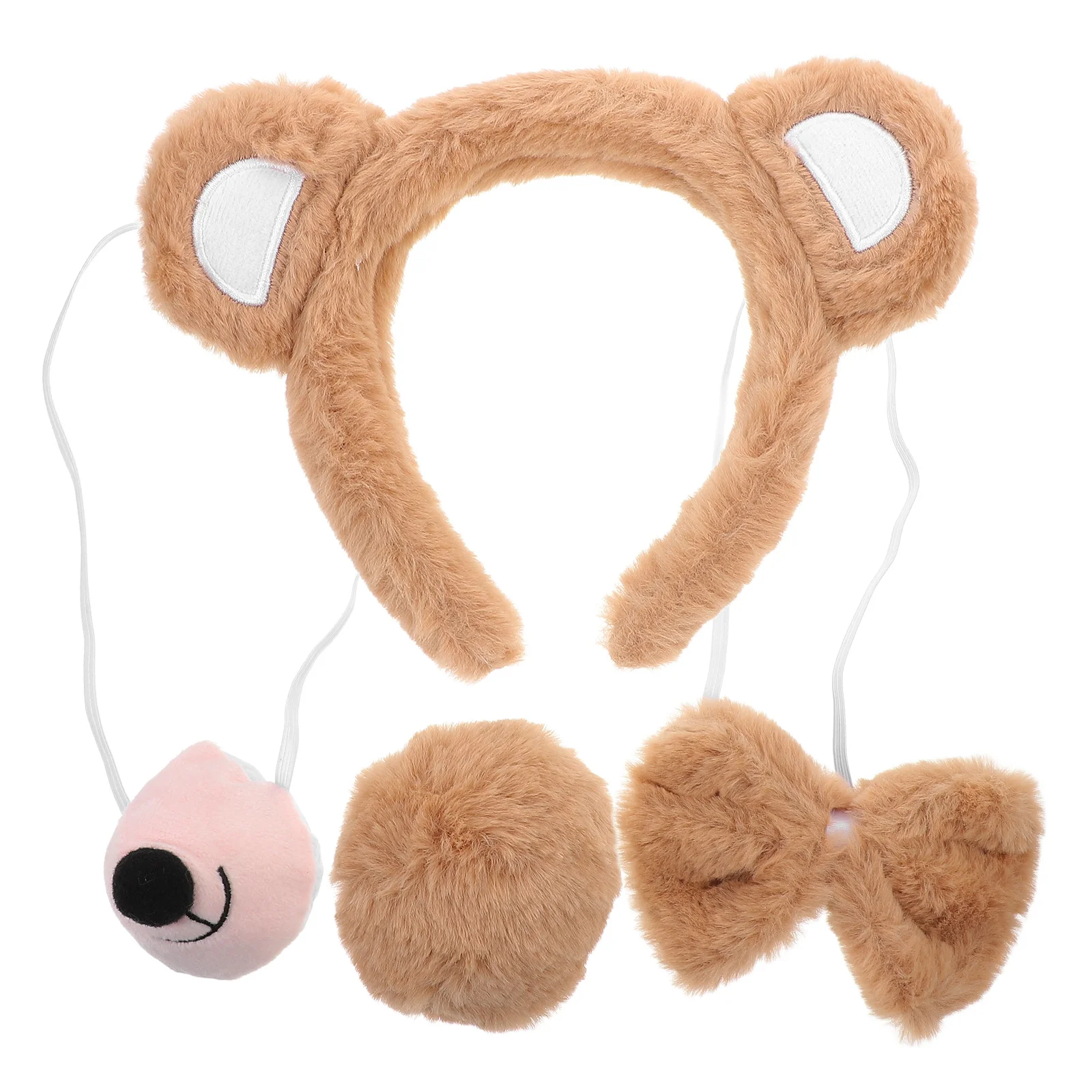 

Bear Clothing Props Cosplay Costume Animal Accessory Headband Tail Cosmetics Headbands
