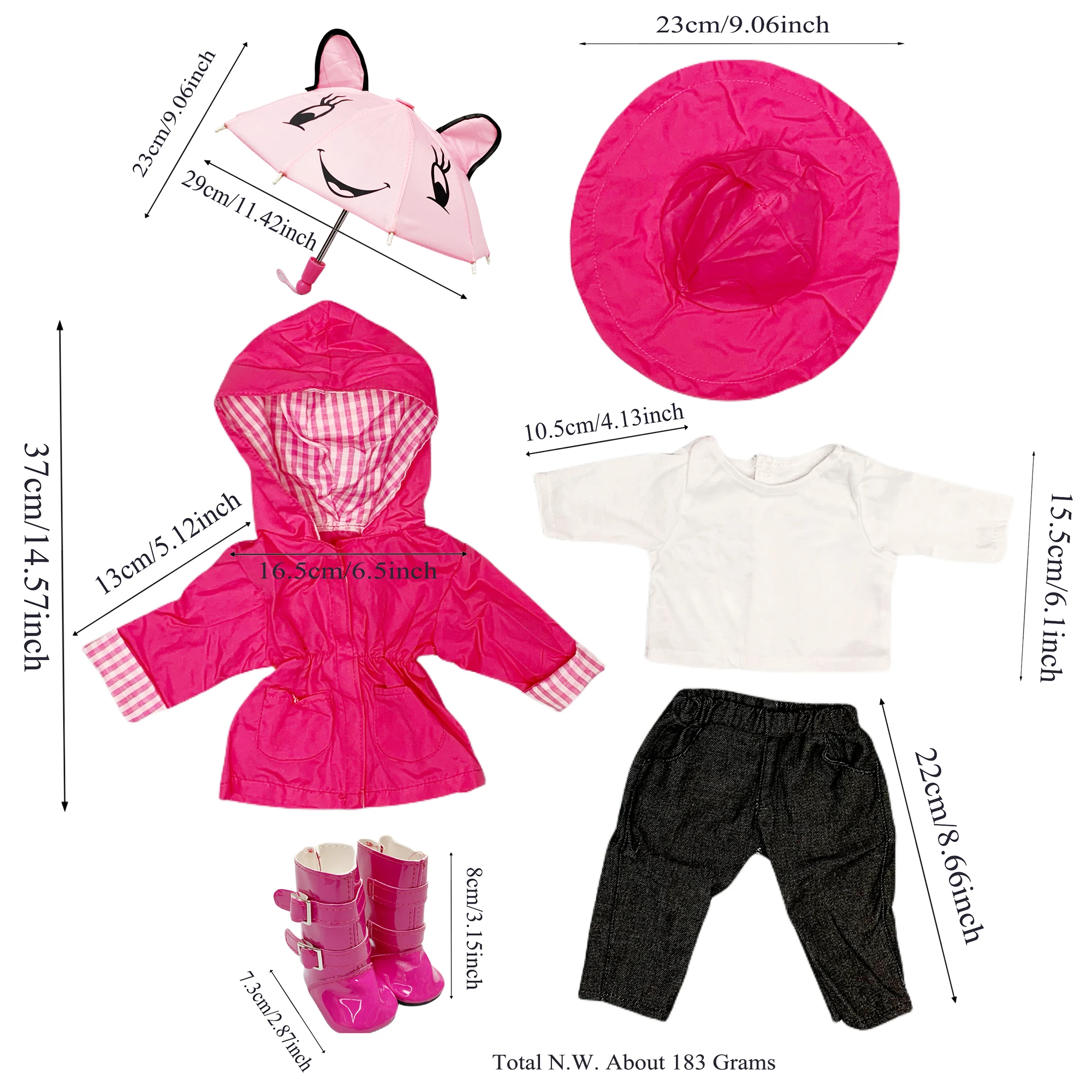 เสื้อผ้าตุ๊กตาทารกแรกเกิด6ชิ้นสำหรับเสื้อผ้าตุ๊กตา18-20นิ้วและเครื่องประดับชุดตุ๊กตาชุดเดรสสำหรับตุ๊กตาขนาด18-20นิ้ว