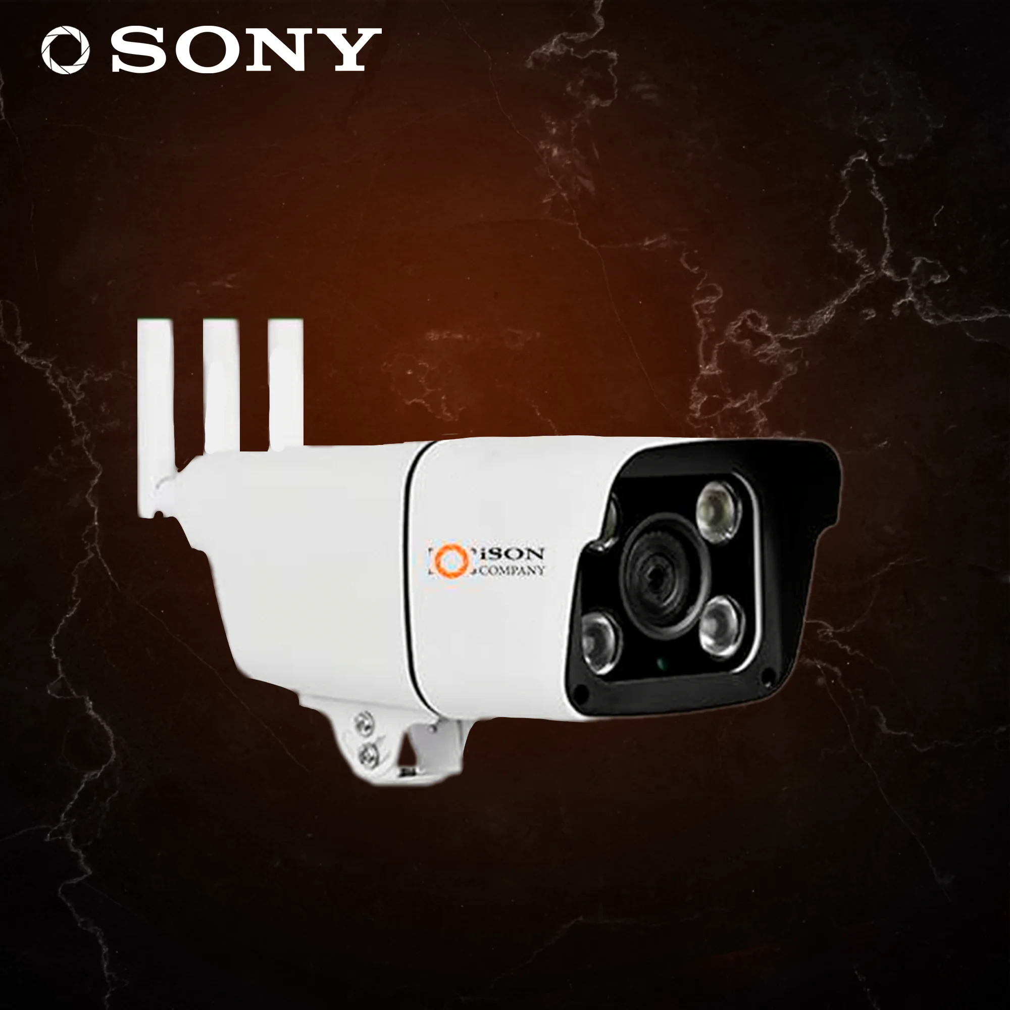 High-Quality Smart Digital IP WI-Fi 4G GSM video surveillance camera 8 megapixels ISON IP-GR-1000-PRO 8MP