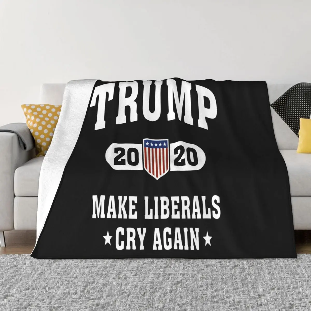 Donald Trump Nam 2020 Lam Cho Nhung Nguoi Tu Do Khoc Lai Chinh Tri Cuoc Bau Cu Ao Thun Nam Cao Throw Blanket