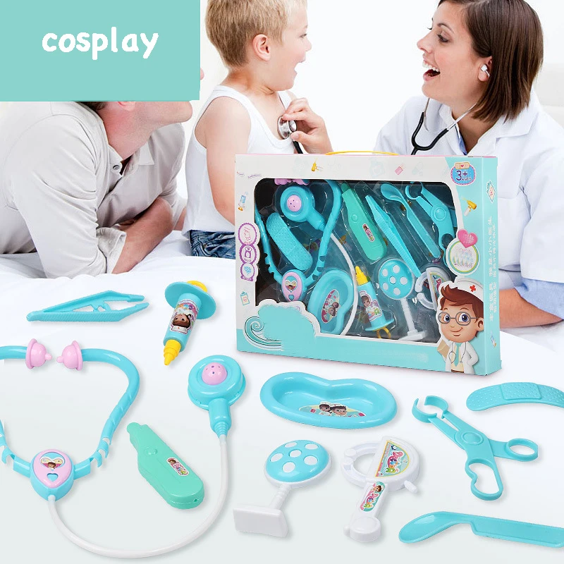 Juego de médicos para niños, casa de juegos de rol para niñas, Kit médico de simulación de Hospital, bolsa de enfermera, regalos de Juguetes