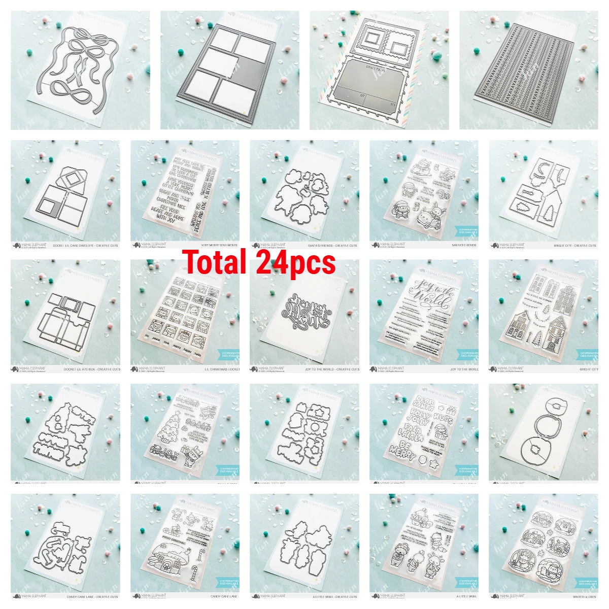 

Jolly Balloons Metal Cutting Dies Stencils for DIY Scrapbooking Album Stamps Paper Card Embossing New Christmas Die Cut