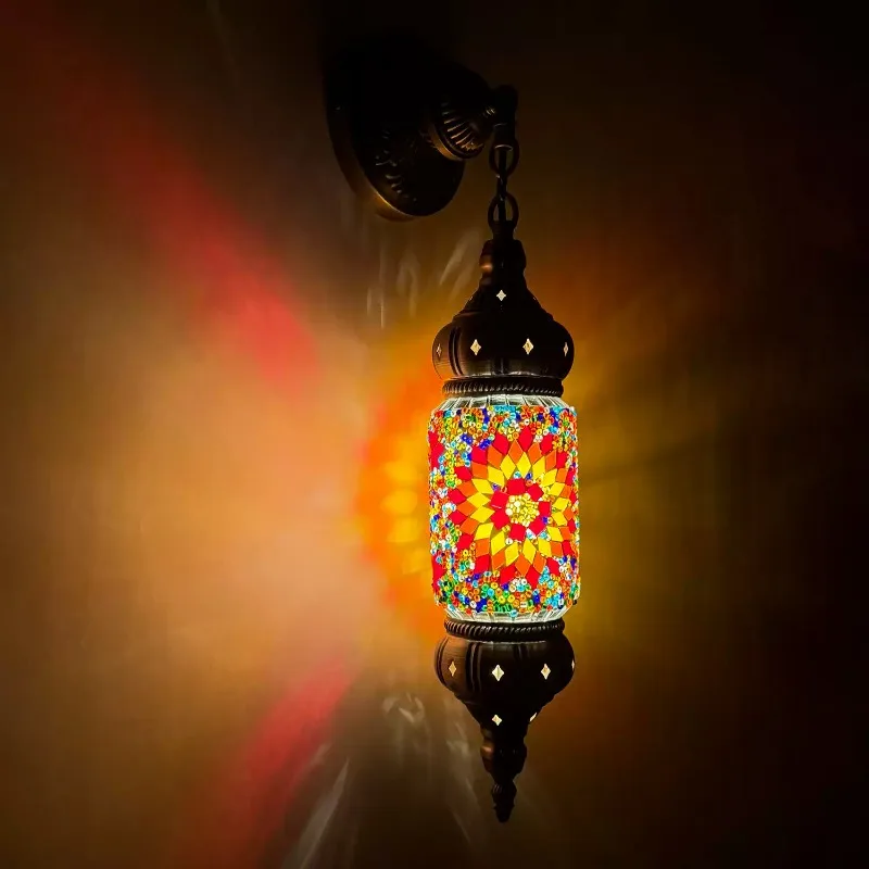 Everbright Store Vintage Exotic Ethnic Style Restaurant Hotel Homestay Folk Song Tavern Decorative Wall Lamp