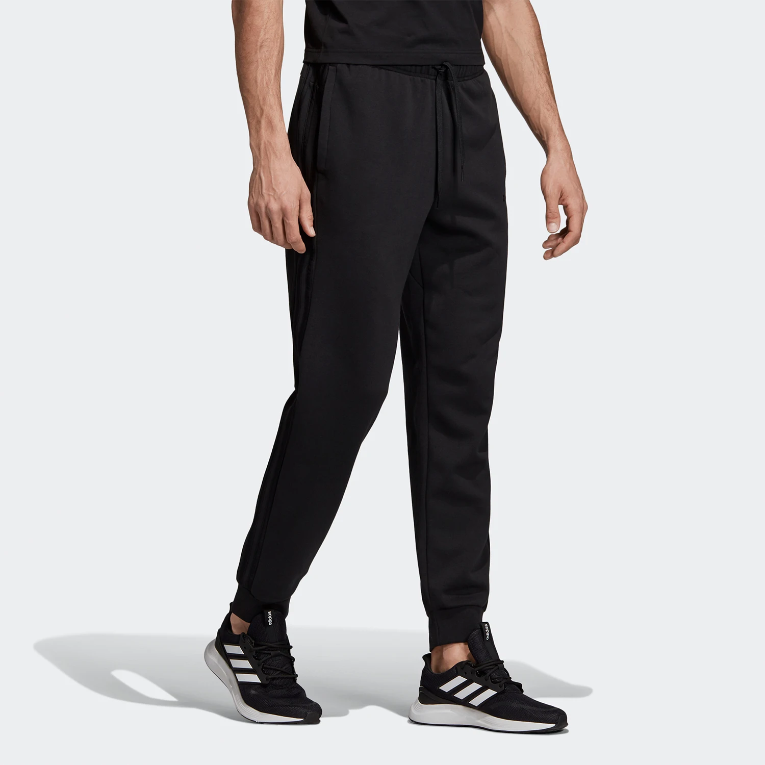 Adidas seasonal new men's loose pants fleece-lined sweatpants warm sports pants FI1476