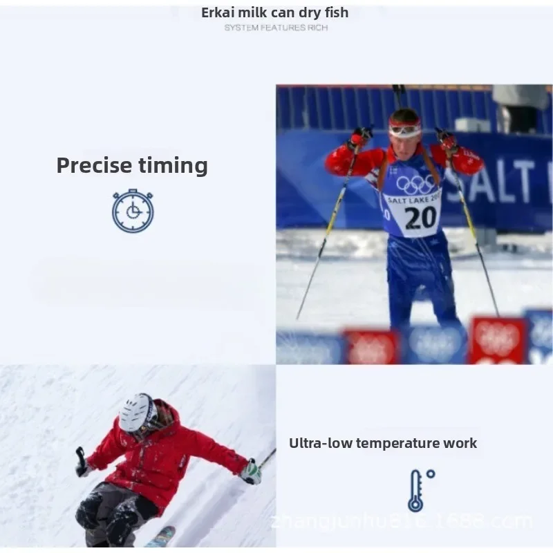 Event timer, timer, ski training timer, ski timing and scoring equipment