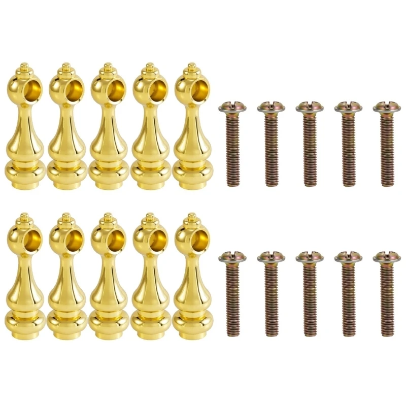 10Pcs Unique Metal Railing Clip Attachments For Secure Cabinet And Shelf Support HX6C