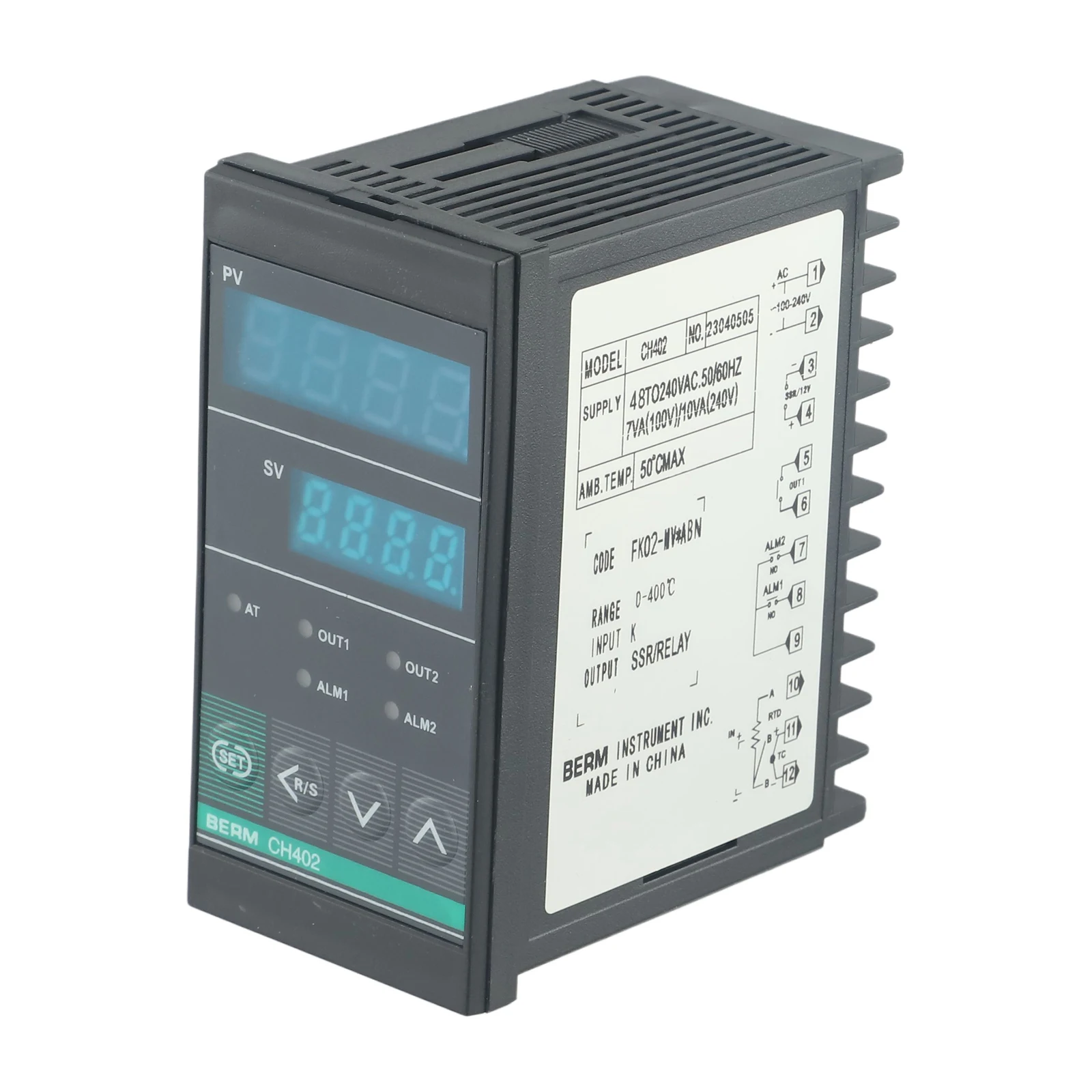 

Temperature Management Solution CH402 Intelligent Thermostat with PID Control and Comprehensive Alarm Features