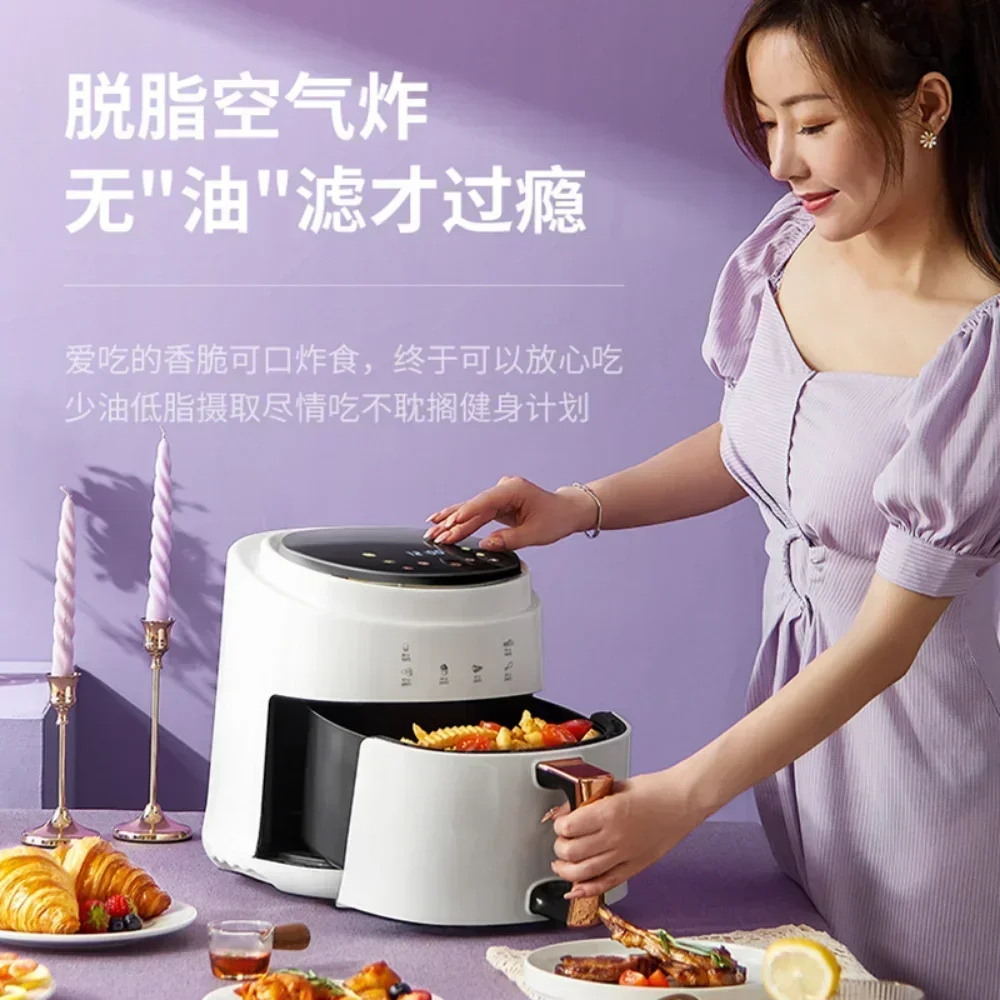 Air Fryers 8L Large Capacity 360°Baking Toaster Without Oil Electric Deep Fryer Nonstick Basket Chicken Fryer airfryers 220V