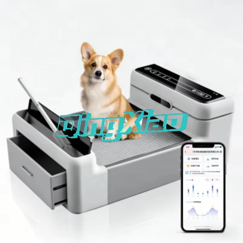 

Intelligent Fully Automatic Dog Toilet With Induction Cleaning Smart Dog Toilet With App Controlled For Small Medium Dogs