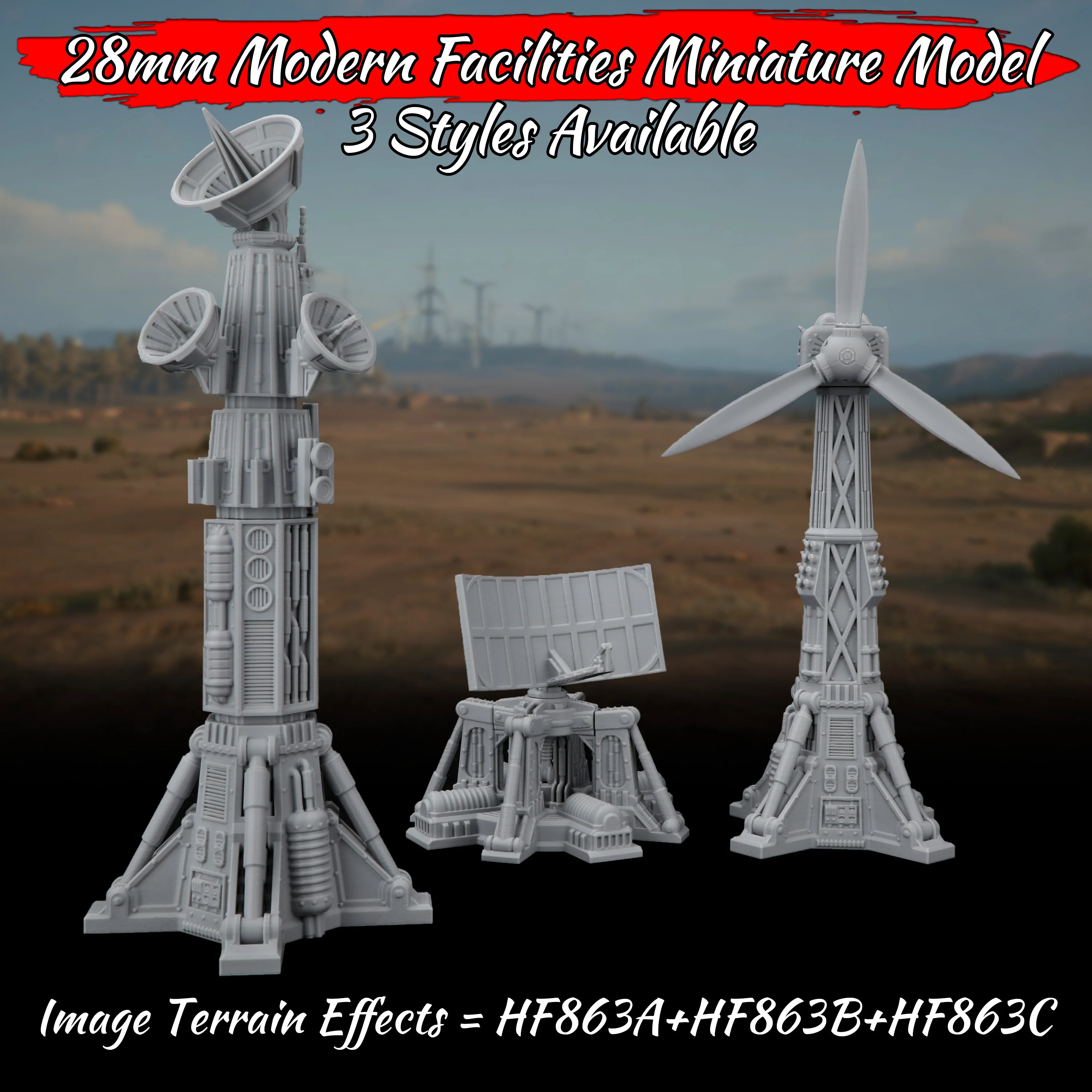 Sci-Fi Miniature Terrain Set, Industrial-themed Build Your Tactical Base, Perfect for TTRPG Strategy & Exploration Scenes