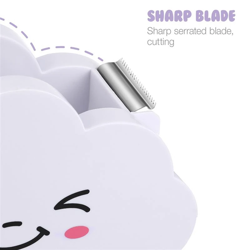 1 Piece Student Handbook Desktop Tape Cutter Cute Packaging Tape Machine Student Supplies