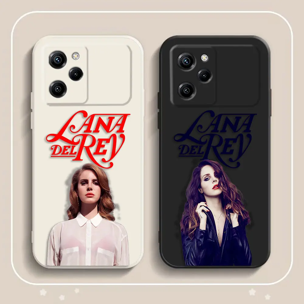 Hot Singer Lana Del Rey Phone Case For Xiaomi 10T 11 11T 12 12T 13 14T 15 LITE POCO F5 F6 F7 M4 M5 M7 X3 X4 X5 X7 PRO TPU Case