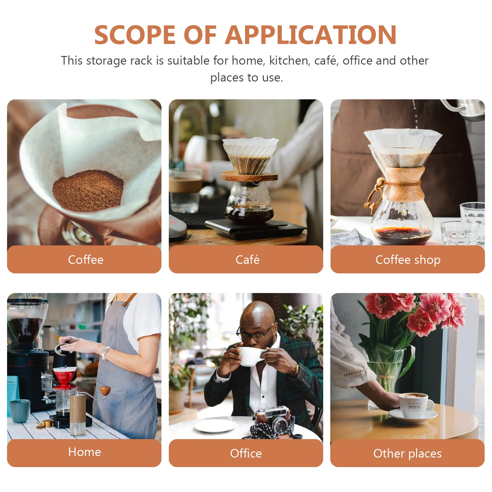 

1pc Filter Paper Holder Coffee Filter Storage Box Silicone Countertop Filters Holder For 8-12 Cup Dust-Proof Moisture