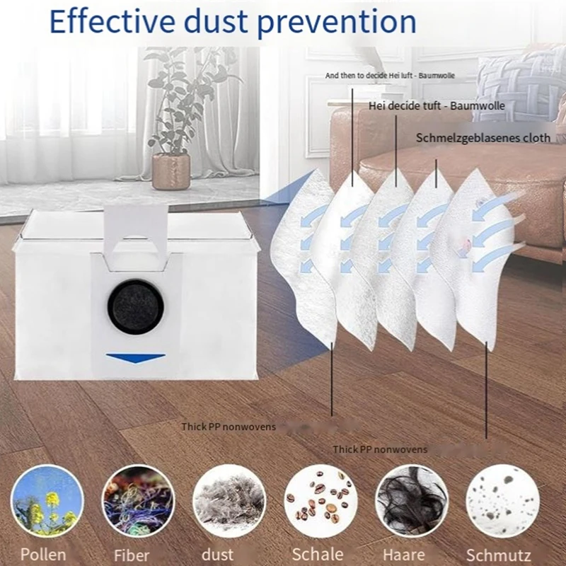 掃除機用アクセサリーecovacs deebotロボット掃除機,メインブラシ,ダストバッグ,t30,t30 max,t30 proの交換セット