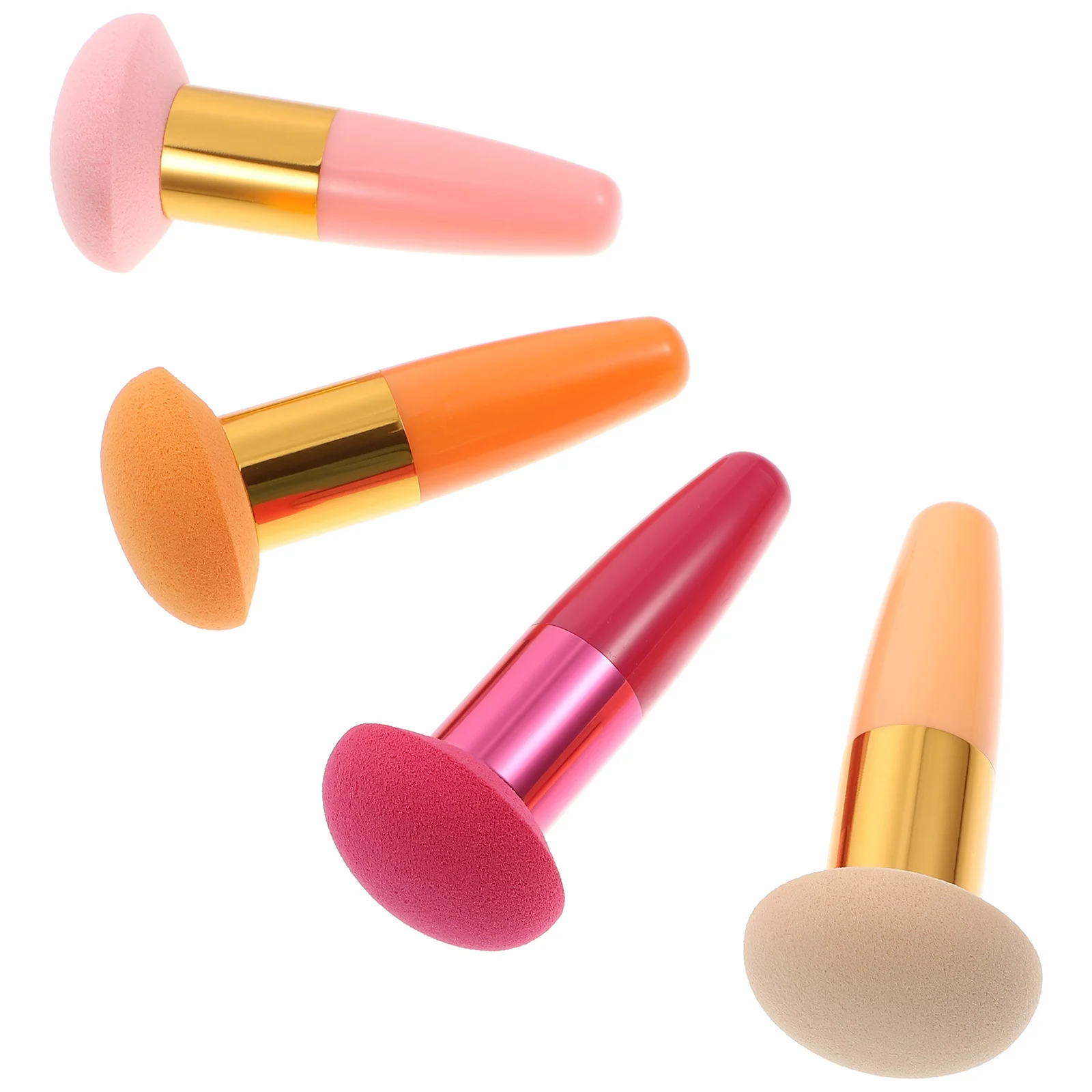 4Pcs Makeup Powder Soft Smooth Touch Easy Clean Foundation Applicator Professional Daily Powder Puff Makeup Puff