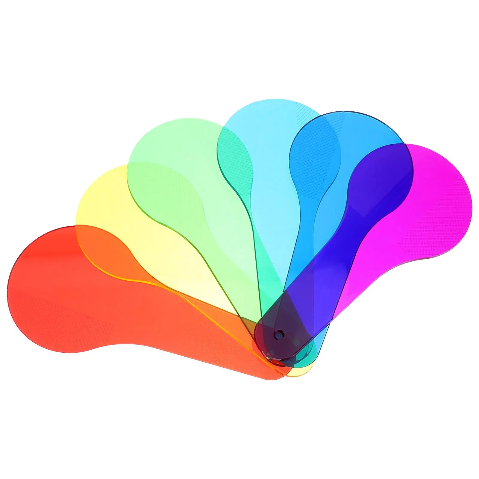 

6pcs Color Plate Board High Color Translucent Film Transmission Teaching Tools Science Equipment Storage Effects Film Sheets