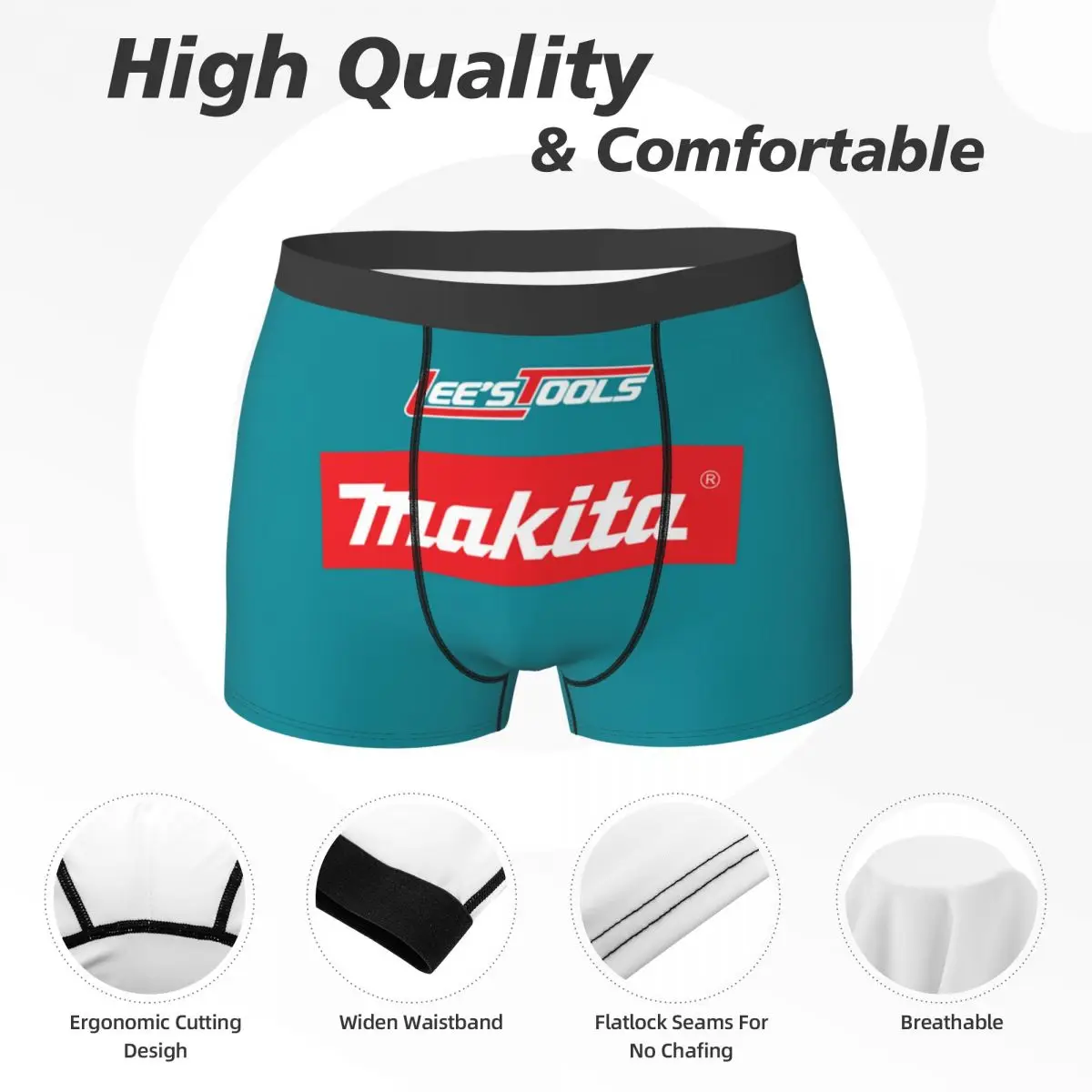 Boxer Underpants Shorts Makitas Panties Male Soft Underwear for Homme Man Boyfriend Gifts