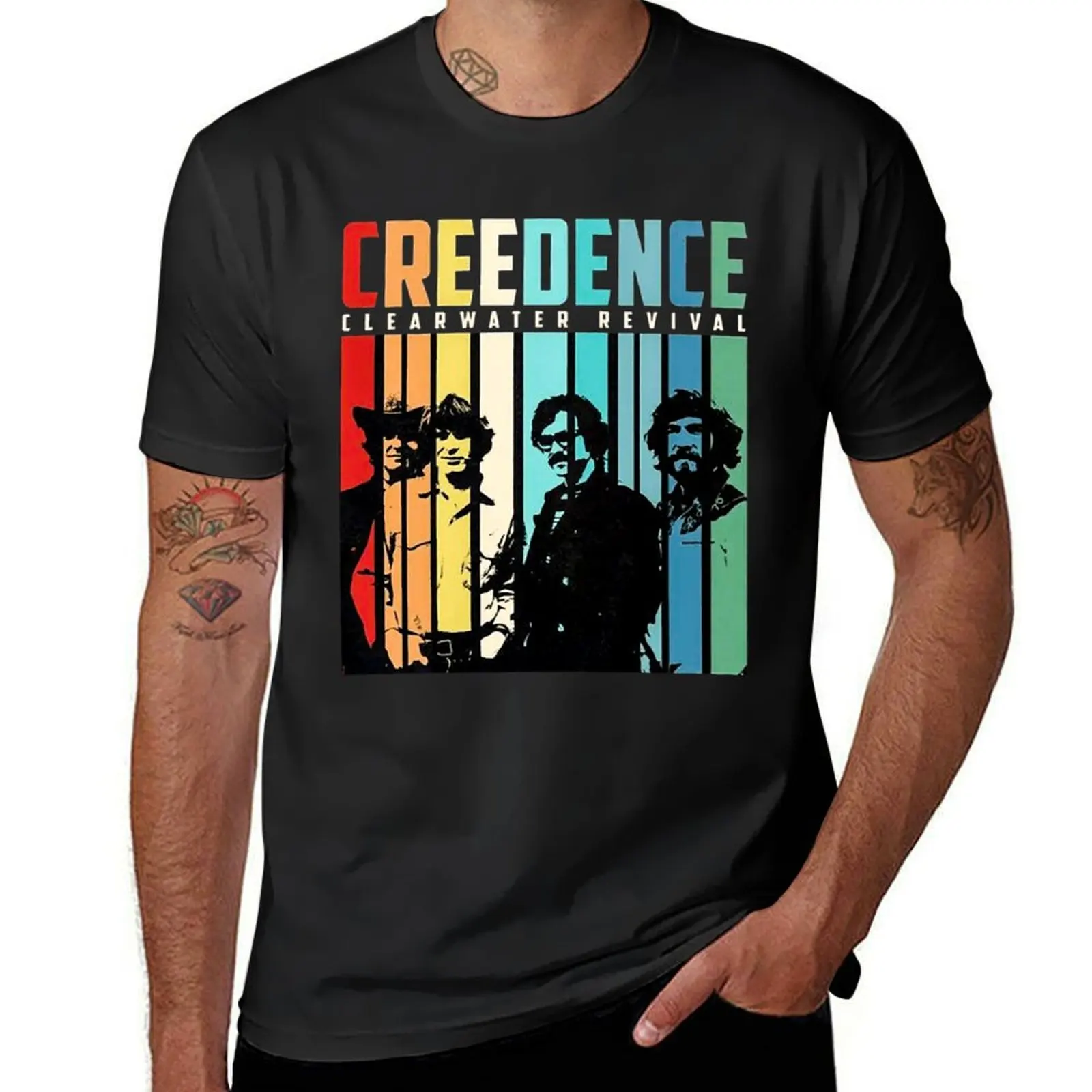 Creedence Clearwater Revivals t-shirt estetyczne ubrania wysublimowane męskie śmieszne koszulki