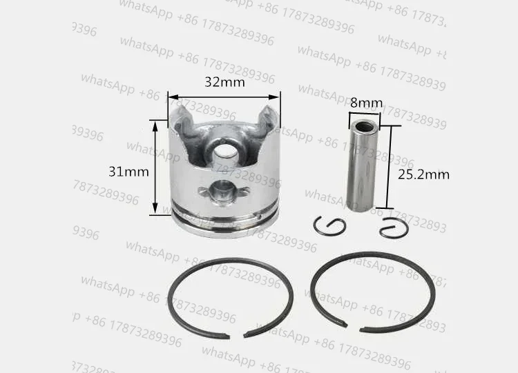 Поршневое кольцо цилиндра в сборе 32 мм для Zenoah G23 G23LH, запасные части для триммера для живой изгороди