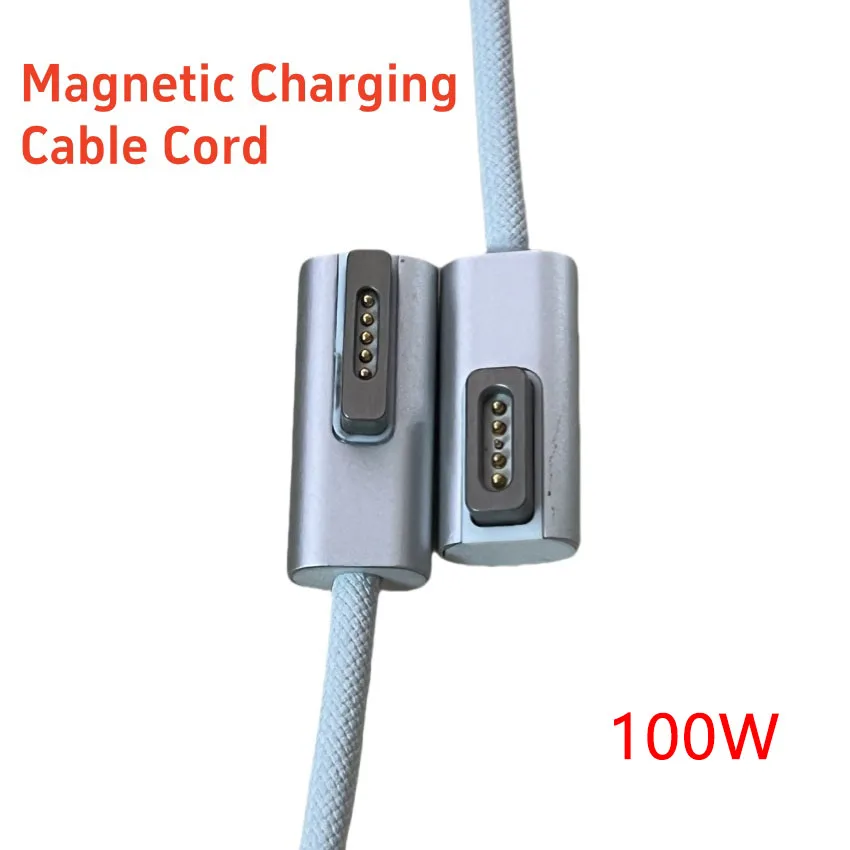 

1PC 100W Fast Laptop Charging Cable Cord for Macbook Air Pro USB C Type C to Magnetic Plug Adapter for Magsaf 1/2