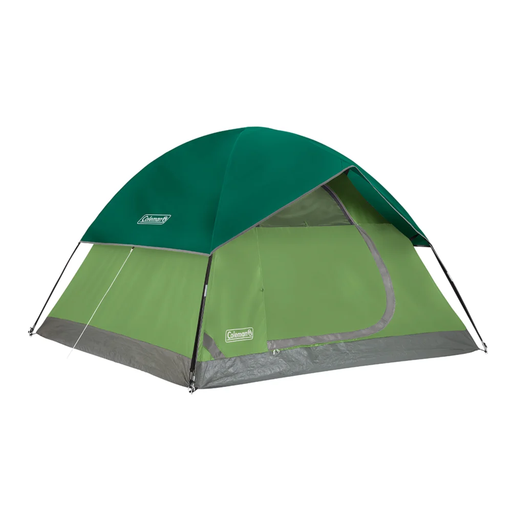 

Палатка для кемпинга Coleman Sundome на 3 человек, 7x7x4 фута, зеленая ель