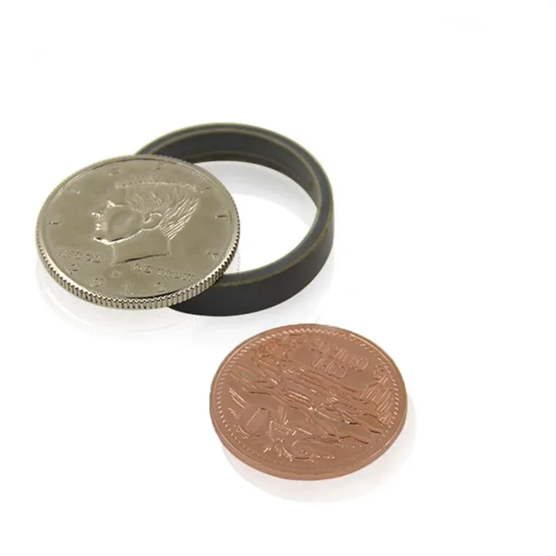 1 set di monete Scotch e Soda (mezzo dollaro USA + Centavo messicano) Moneta per trucco magico Appear Vanish Magia Close Up Street Gimmick Divertente