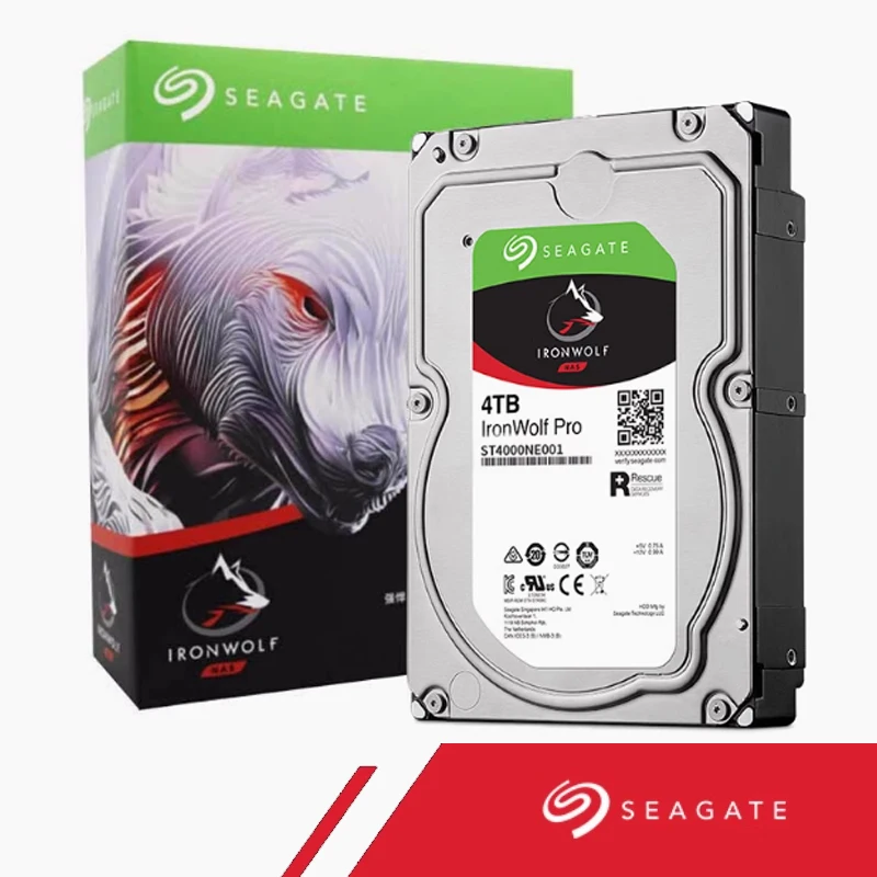 For Seagate IronWolf Pro NAS 4TB 7200RPM 128MB ST4000NE001 3.5