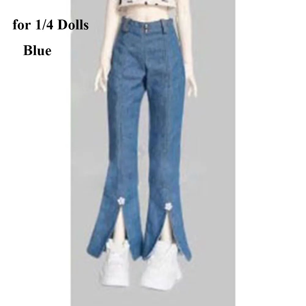 

Casual Wear Bell-bottoms Jeans Pants Cute Mini Doll Trousers DIY Accessories Elegant for 1/3 1/4 1/6 30/45/60cm Doll