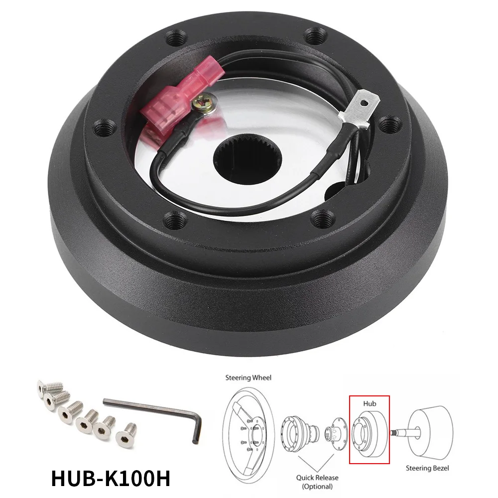 Car Short Hub Racing Steering Wheel Hubs Adapter Kit Fit For Mitsubishi Montero For Honda Civic HUB-K100H Accessories