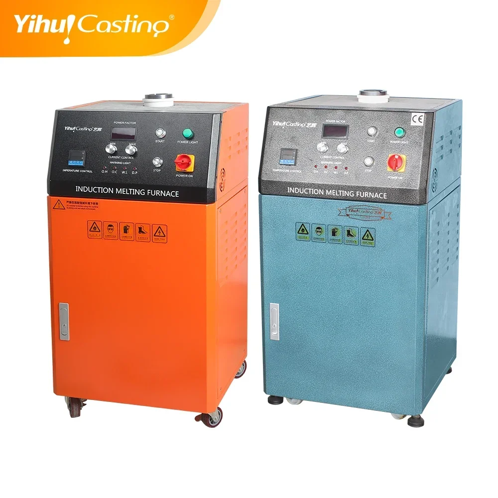 brand gold bar making machine 12KW 3kg Induction melting furnace for jewelry casting