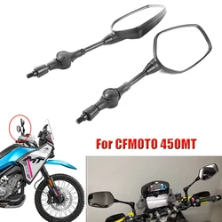 Motorcycle Rear View Mirror Angle Folding Reversing Side Mirrors For CFMOTO 450MT CF400-8/8A