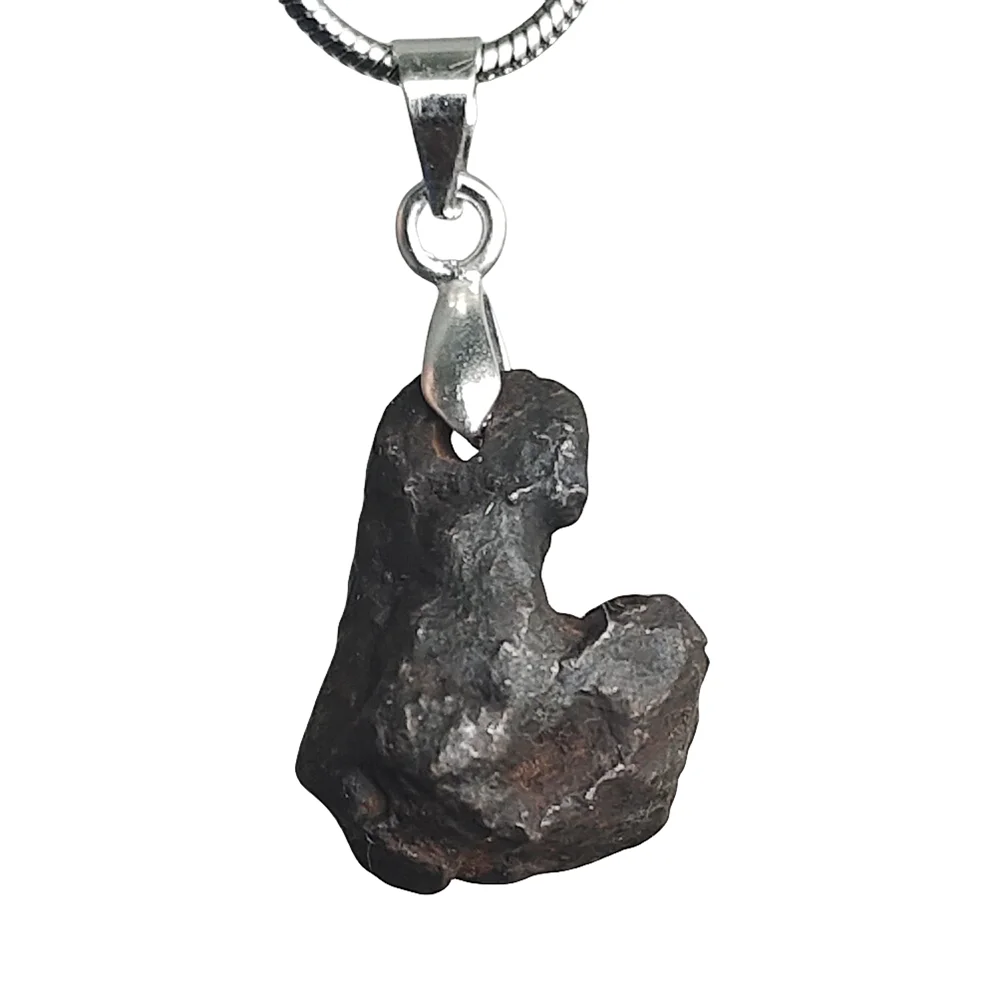 Gebel Kamil Natural Iron Meteorite Pendant Camille Meteorite Lucky Stone Iron Meteorite Specimen Collection - CD135