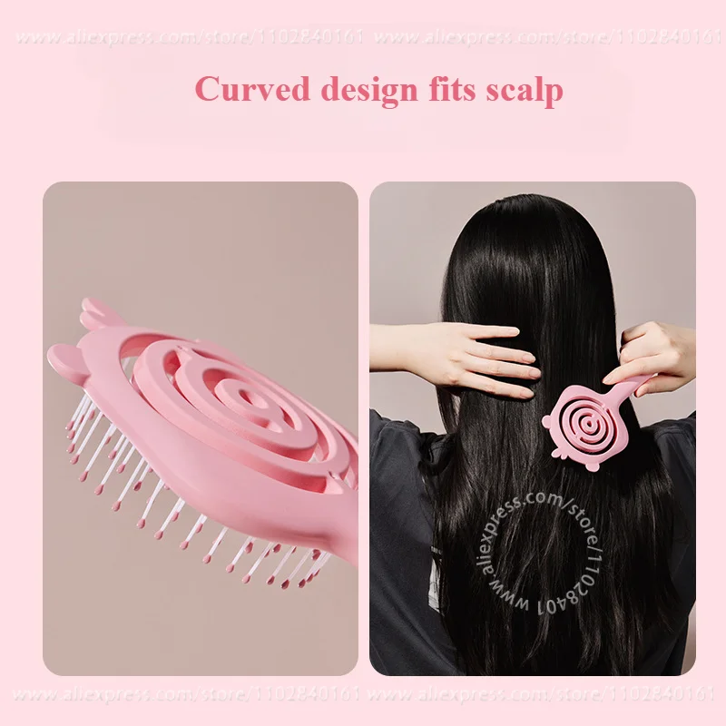 MINISO Comb ZANMANG LOOPY Series of Elastic Massages Is Easy To Carry Durable Birthday Gifts Cute Shapes Anime Peripheral