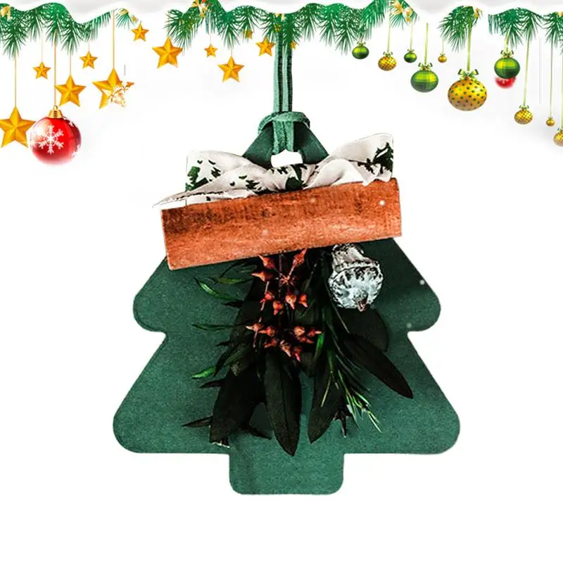

Car Scents Air Freshener Christmas Tree Shaped Car Smell Air Freshener Colorful Long Lasting Car Air Freshner Small Car Interior