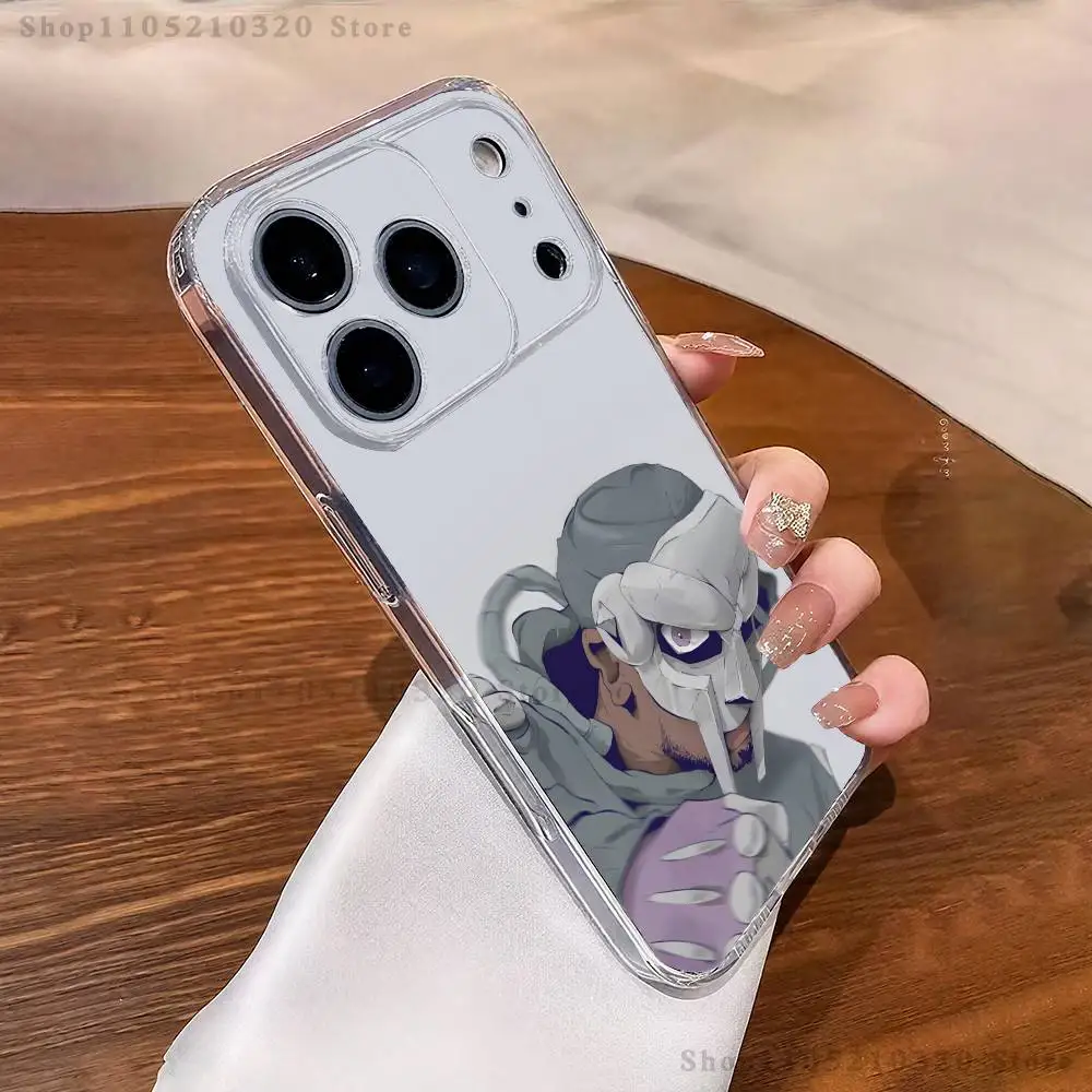 Чехол для телефона Rapper Retro Mf D-Doom для iPhone 17,16,11,15,13,14,12,Air,Mini,Plus,Pro,Max,Plus,E Clear Soft Shell