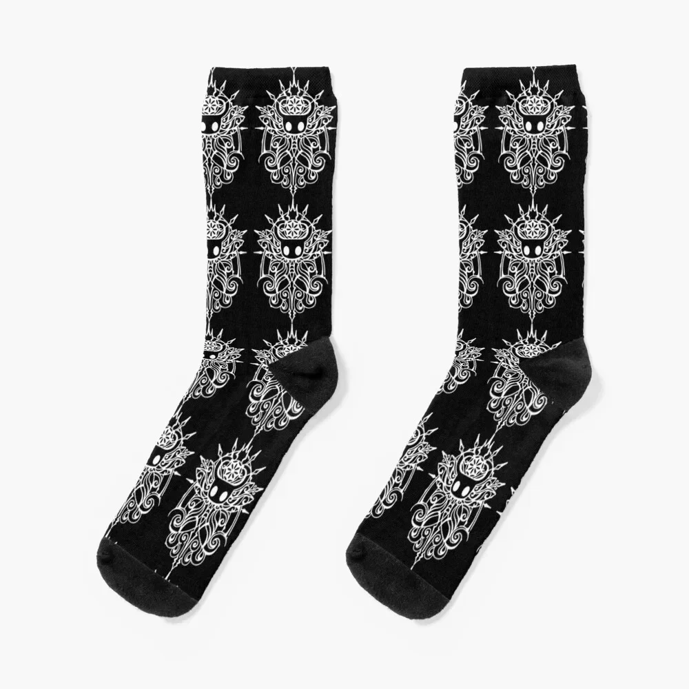 

Hollow Knight Tribal White Socks Argentina set Men Socks Luxury Brand Women's