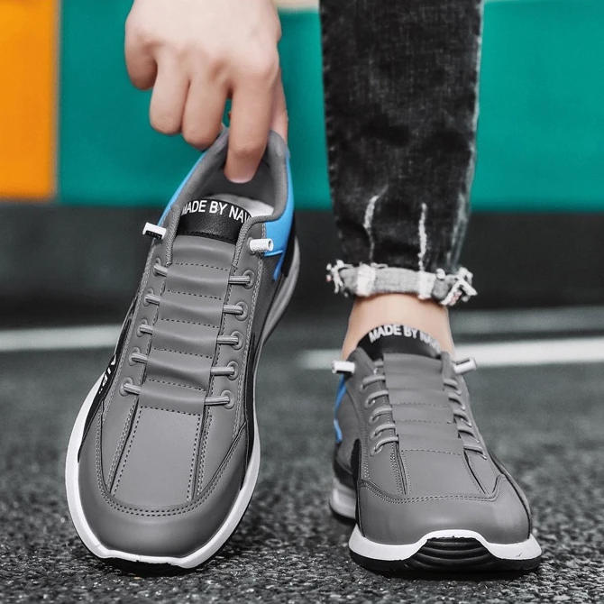 New Fashion Men's Sneakers Casual Sport's Shoes for Men Loafers Breathable Versatile Trainer Race Shoes PU Leather Tenis Shoes