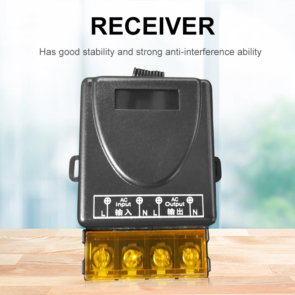 

Беспроводной пульт дистанционного управления 433 МГц, сильноточный дистанционный передатчик, 4 режима работы, реле радиочастотного переключателя для бытовой техники