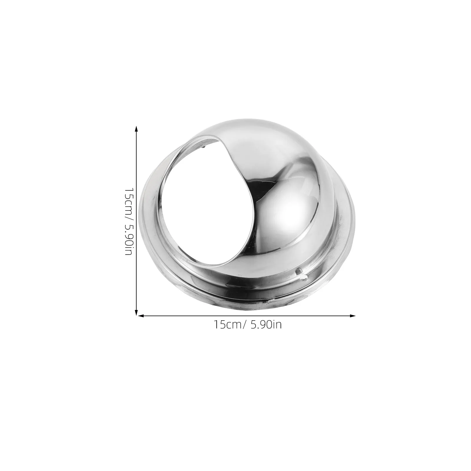 Stainless Steel Round Vent Cap Fan Rainproof Cover for Kitchen Exhaust Chimney Roof Outdoor Ventilation view 6