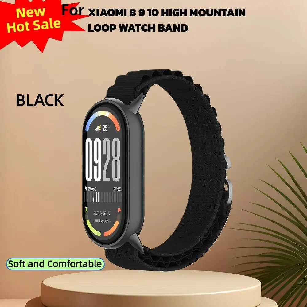 

Nylon Strap For Xiaomi Smart Band 10 9 Watchband Replacement NFC Elastic Wristband for Xiaomi Smart Band 9 8 Correa Bracelet