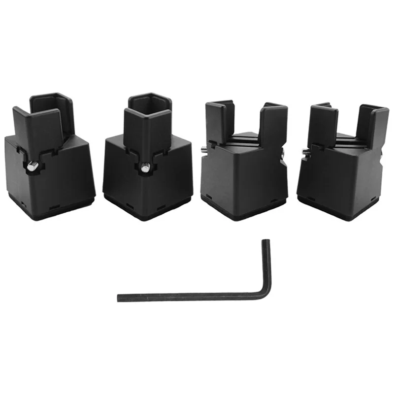 

【Must-Haves】Adjustable Chair Risers With Screw Clamp, 2 Inch Height Sofa Tables Bed Furniture Risers