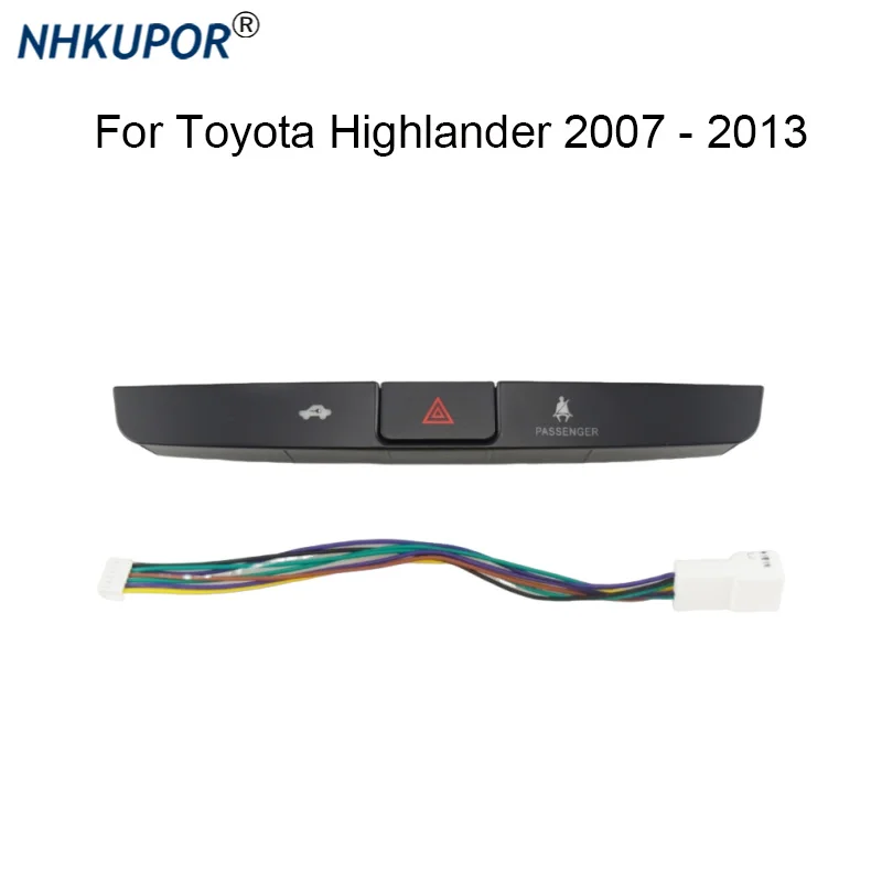 Car Emergency Light Button Accessories for TOYOTA Kluger/Highlander 2007-2013