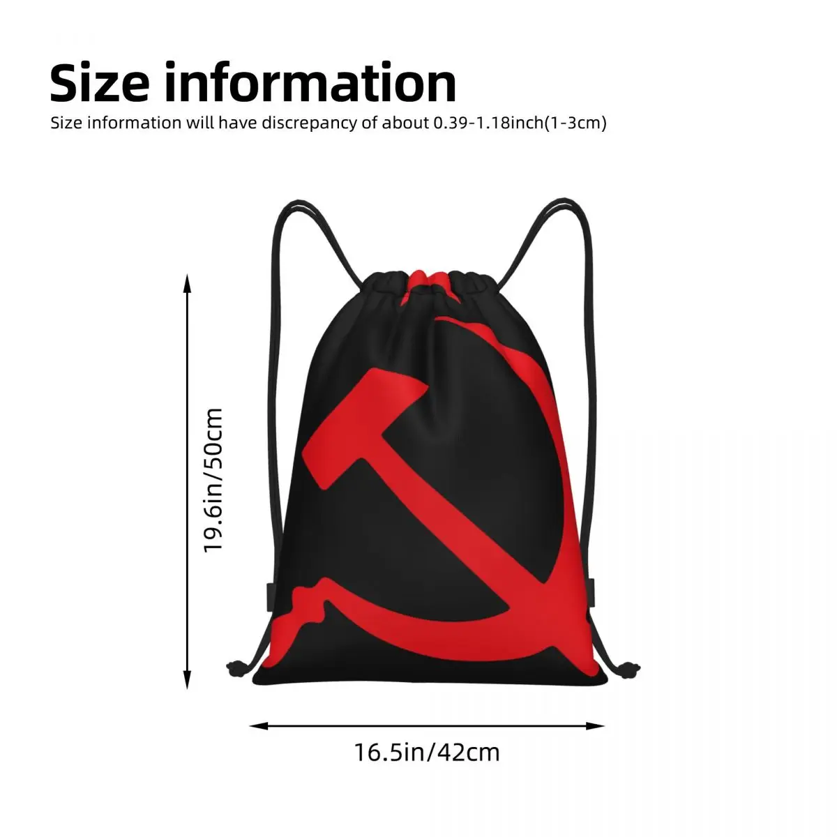 Mochila con cordón portátil de la Unión Soviética, bolsas de almacenamiento para deportes al aire libre, viajes, gimnasio, Yoga, CCCP rojo, nuevo